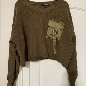 Steve Madden Olive Knit Sweater
